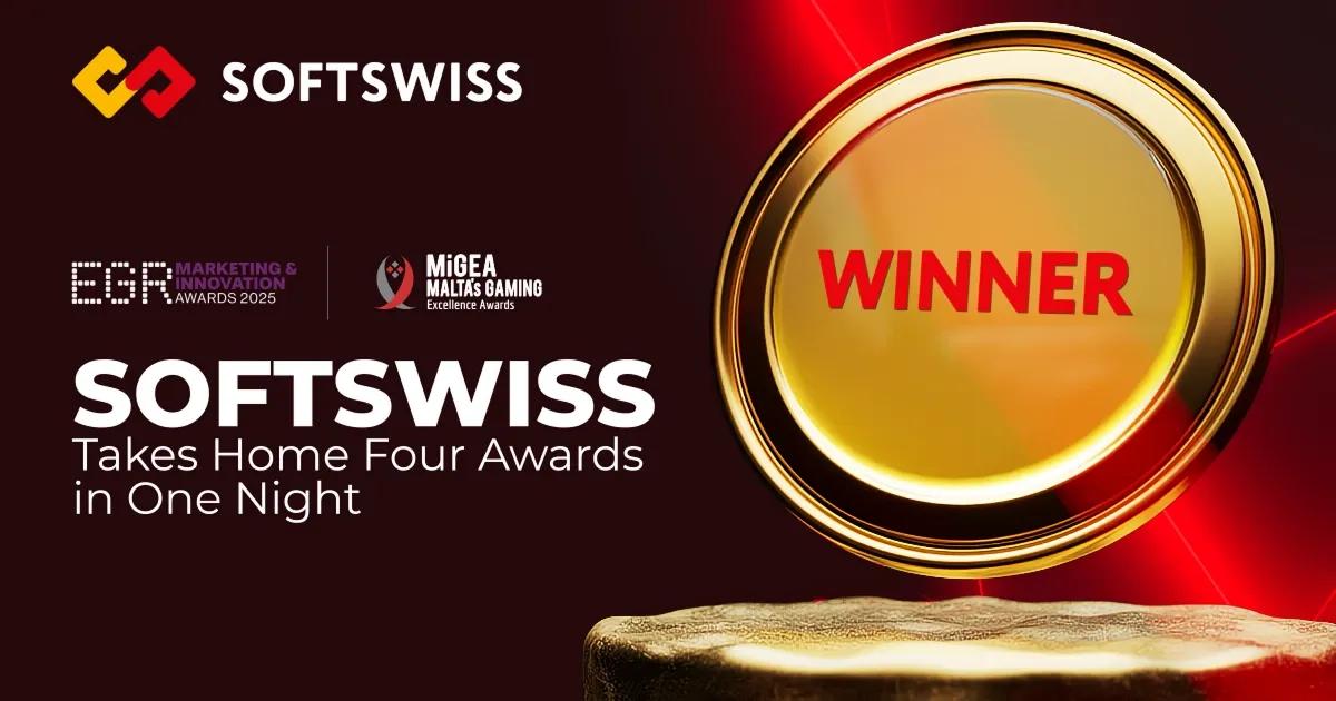 SOFTSWISS Takes Home Four Awards  In One Night news featured image