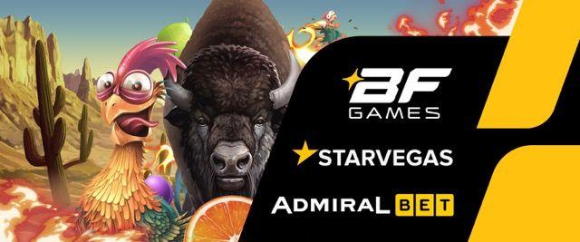 BF Games Expands Italian Presence with Admiral Bet and StarVegas Launch news featured image