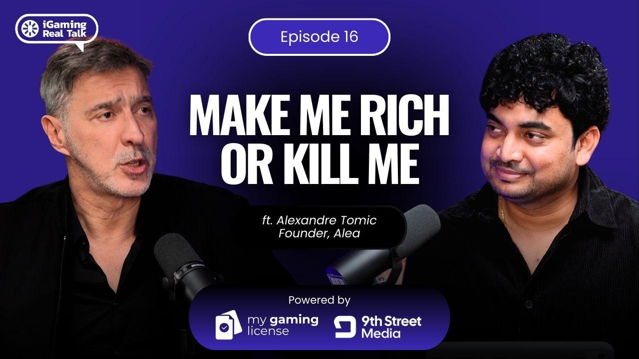 iGaming Real Talk Releases EP16: Alexandre Tomic on Luck, AI, Consciousness, and Building Alea news featured image