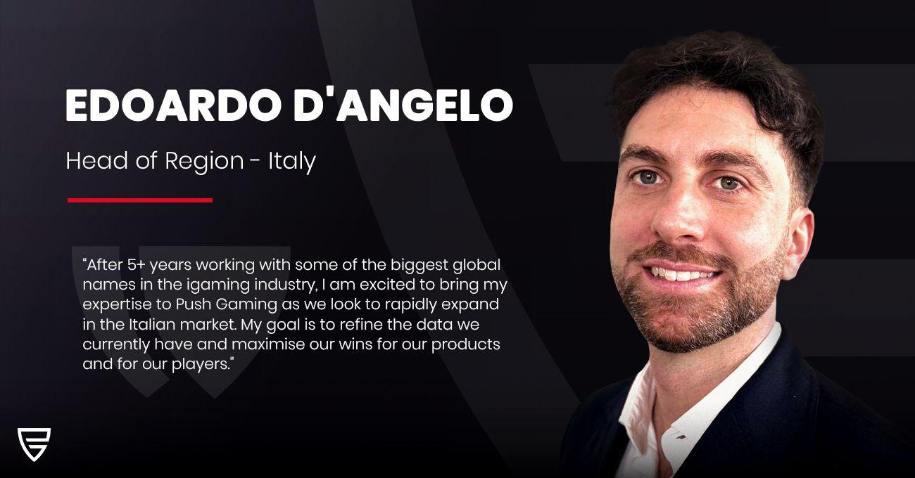 Push Gaming continues expansion of Italian market; appoints new head of region news featured image