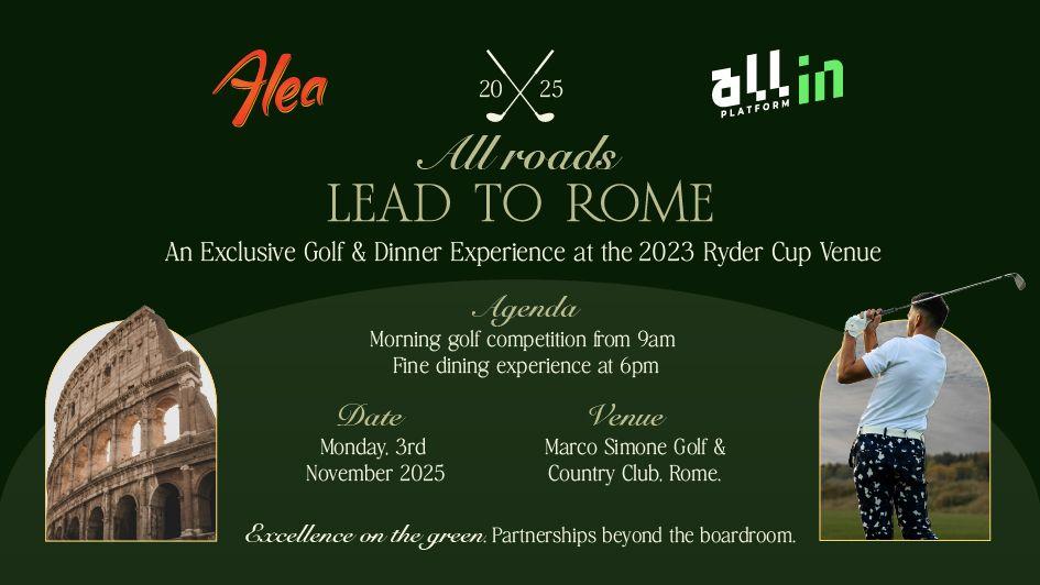 ALL IN Platform vs Alea: A Prestigious Golf & Networking Event in Rome news featured image