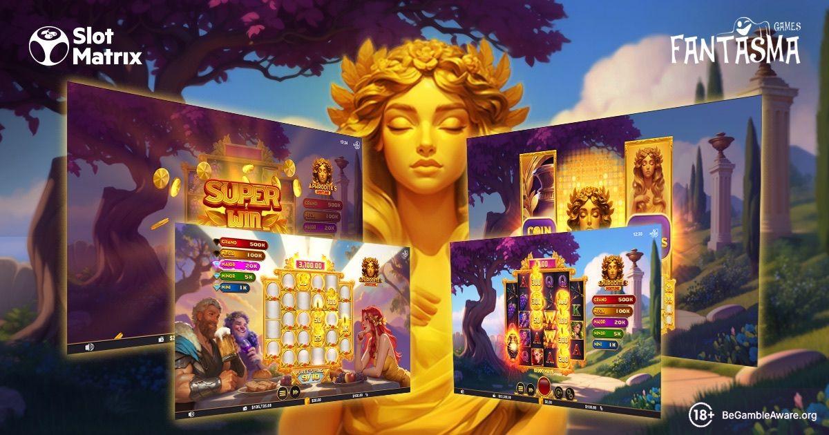 SlotMatrix bestows divine riches with Aphrodite’s Fortune news featured image