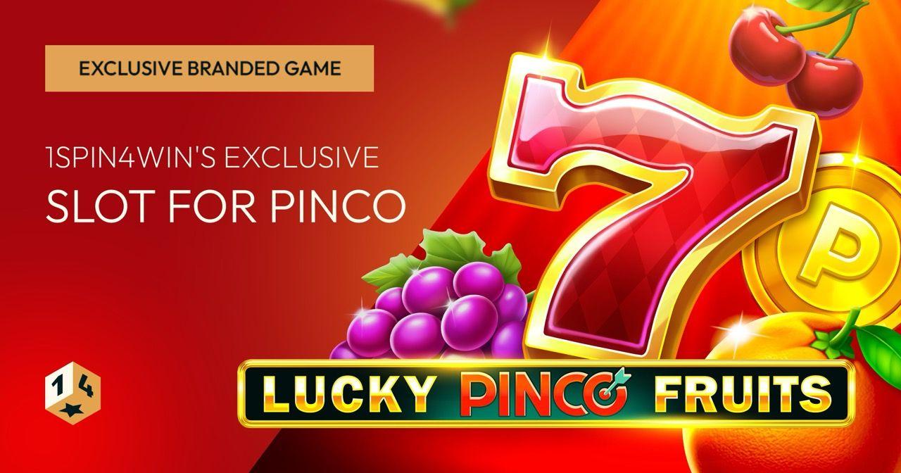 1spin4win releases Lucky Pinco Fruits, a branded slot created exclusively for Pinco Casino news featured image