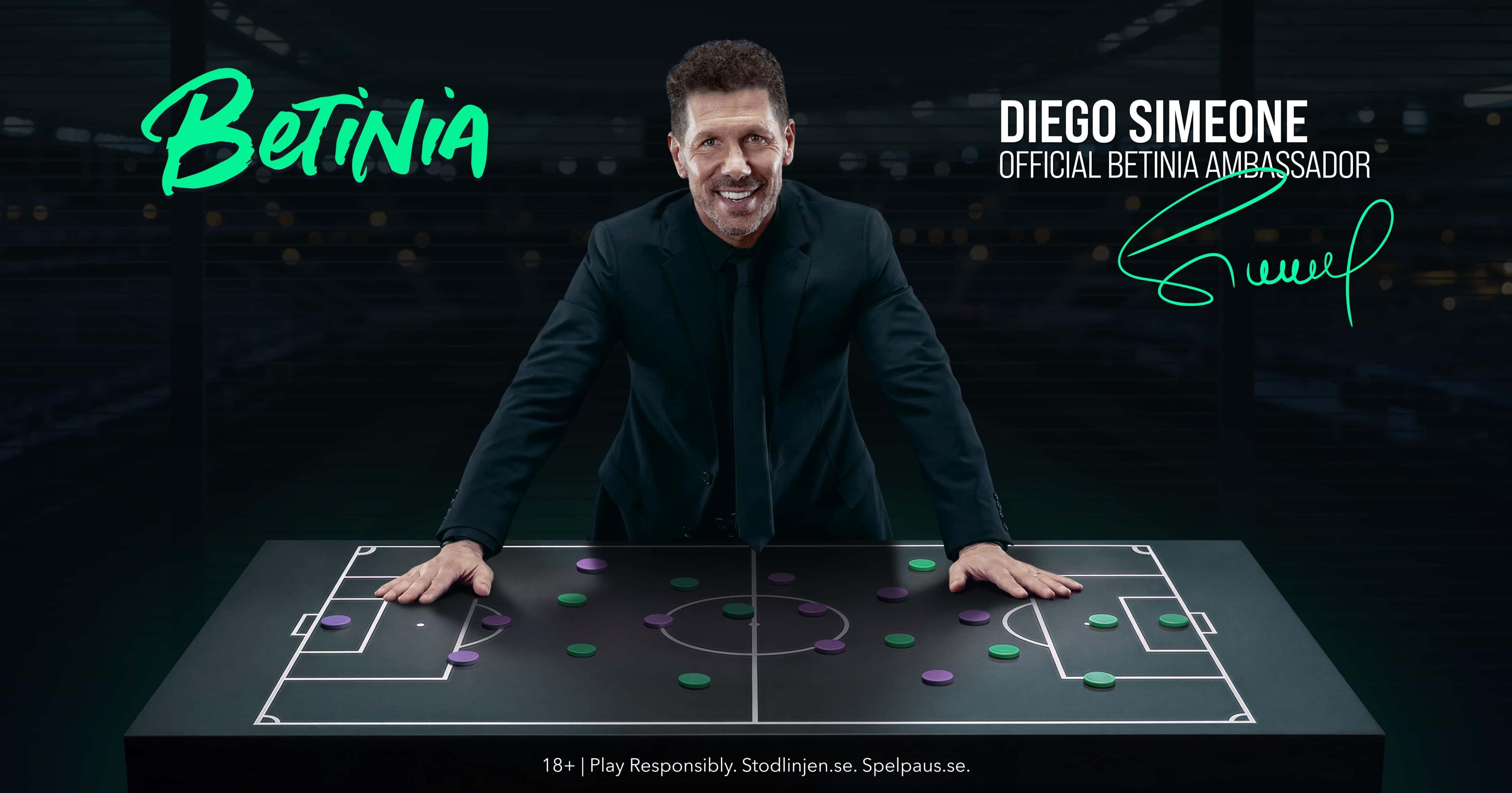 Betinia Launches New Campaign Featuring Brand Ambassador Diego Simeone news featured image