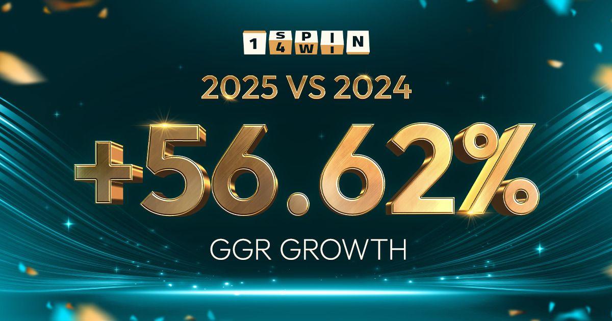 1spin4win records a 56% GGR rise amid strong full-year 2025 numbers news featured image
