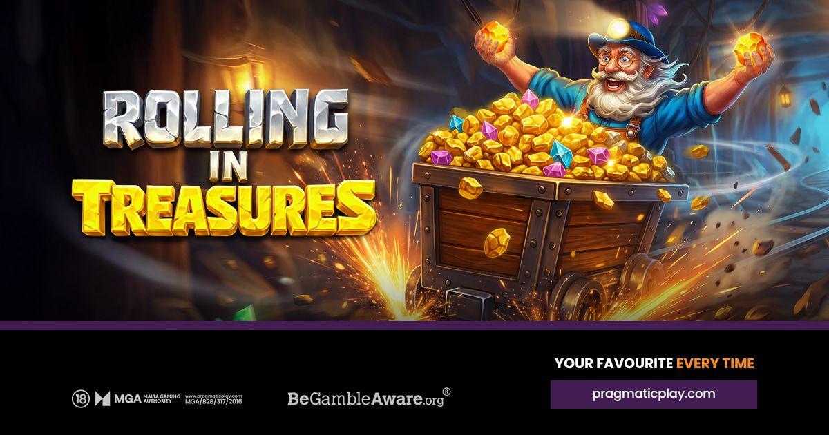 PRAGMATIC PLAY UNEARTHS PROGRESSIVE MULTIPLIERS IN ROLLING IN TREASURES news featured image