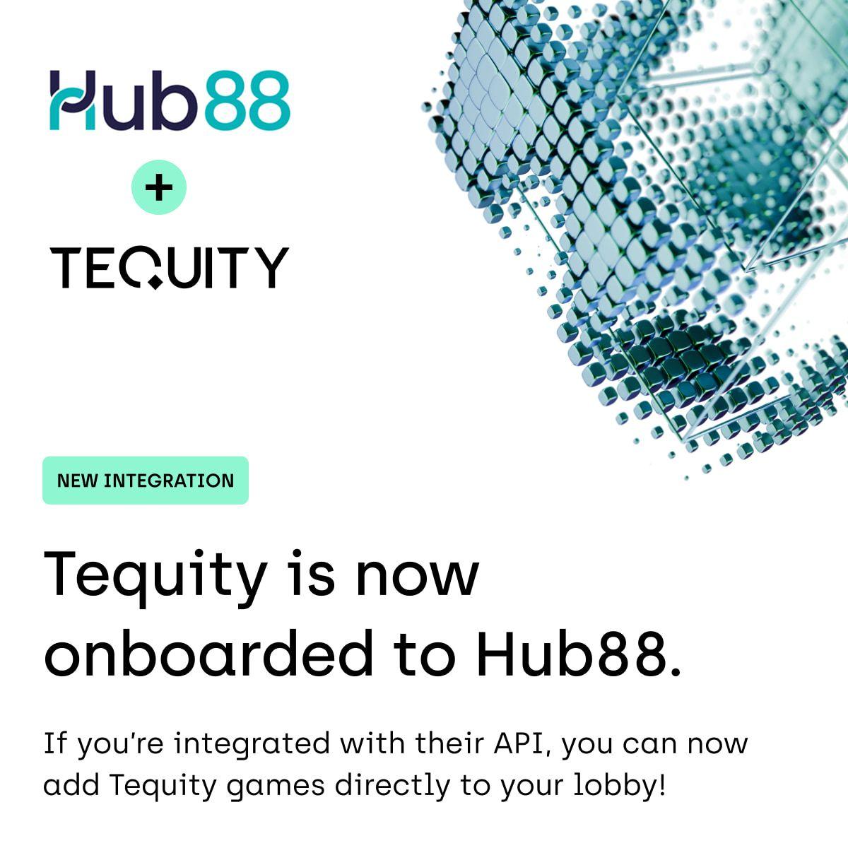 Tequity joins Hub88 aggregator platform to accelerate operator access to Originals and Crypto Trading games news featured image