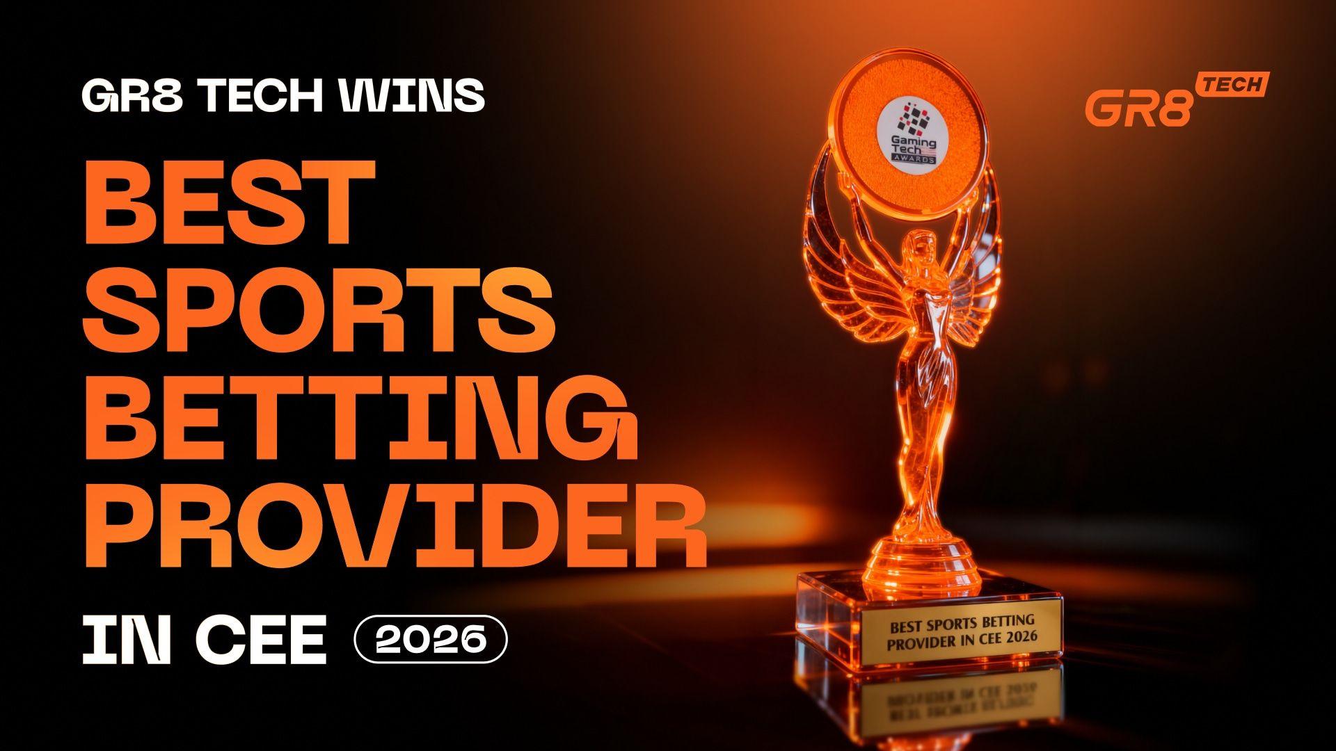 GR8 Tech Wins Best Sports Betting Provider in CEE 2026 news featured image