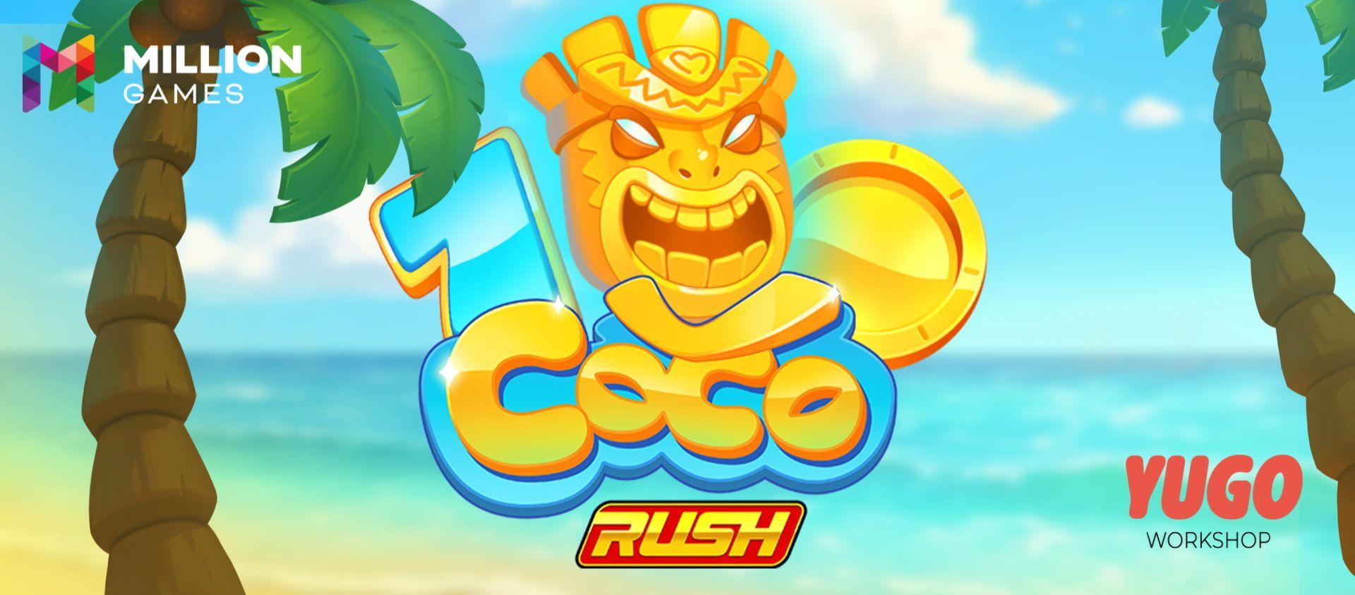 Million Games Launches Coco Rush Featuring Cash Collect Mechanics and RushReel Bonuses news featured image