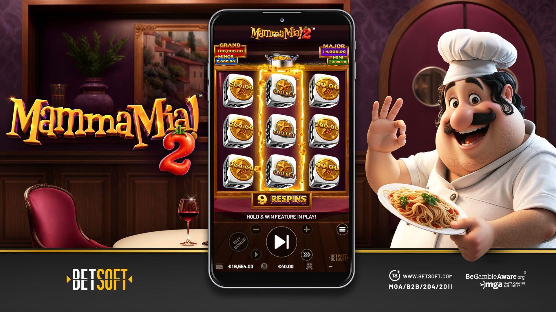 Betsoft Gaming is now serving MAMMA MIA 2™, a fresh new release inspired by the original hit title. news featured image