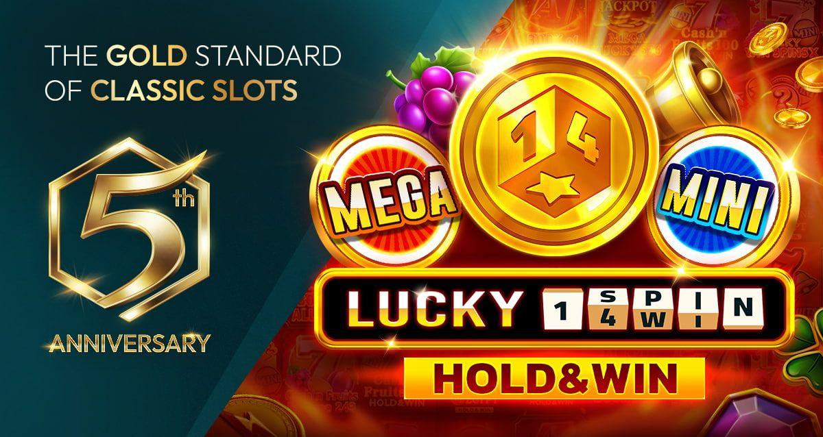 1spin4win presents Lucky 1spin4win Hold and Win to mark its 5th anniversary news featured image