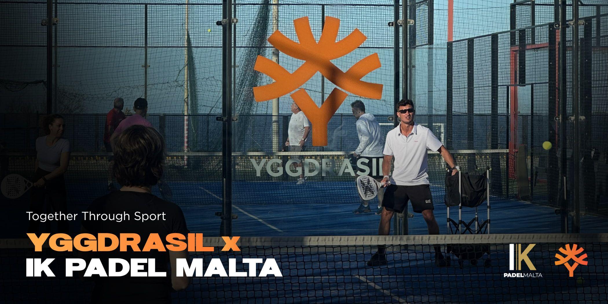 Together Through Sport: Yggdrasil meets IK Padel Malta news featured image