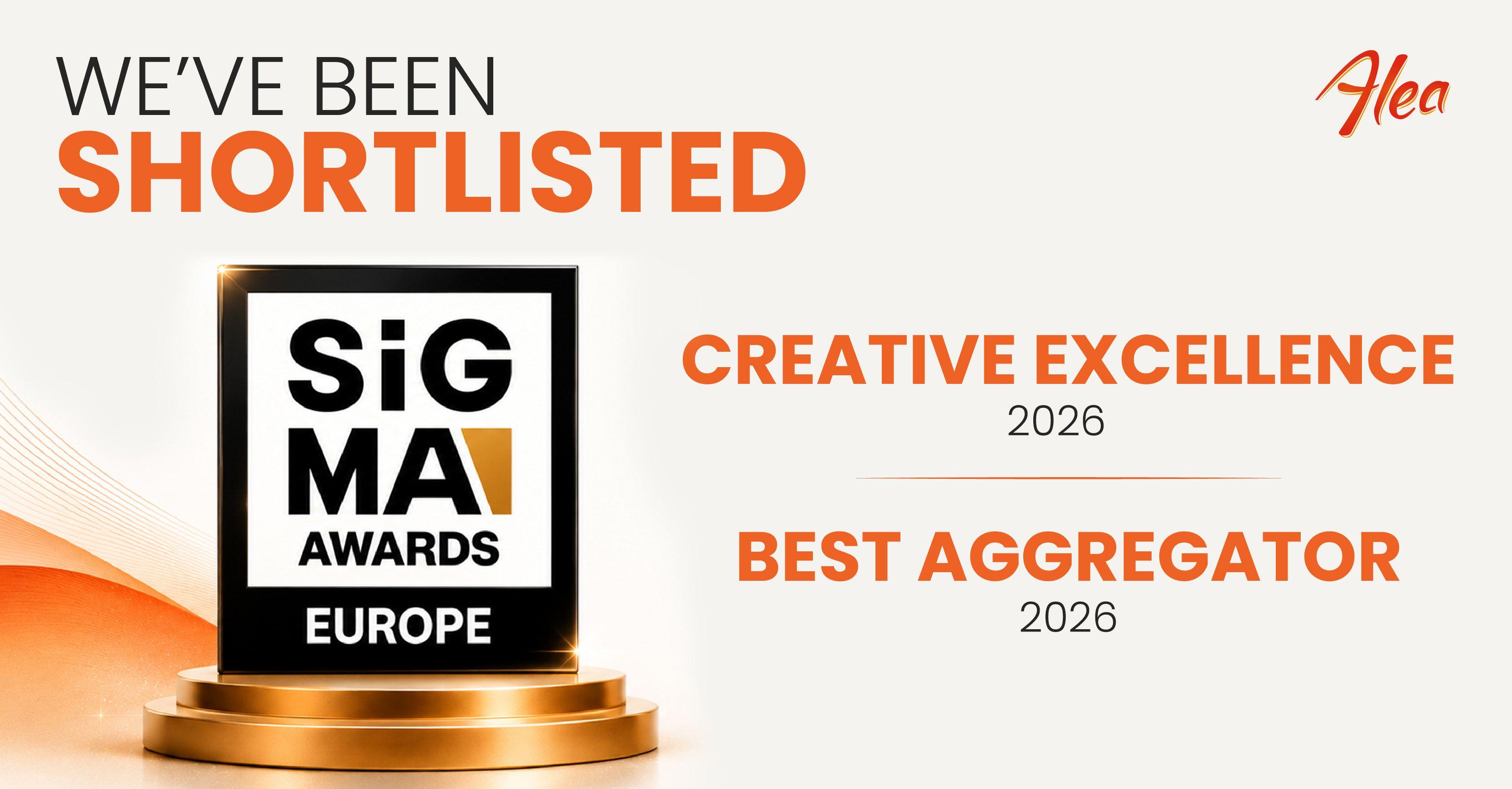 Alea Receives Two Nominations at the SiGMA Europe Awards 2026 news featured image