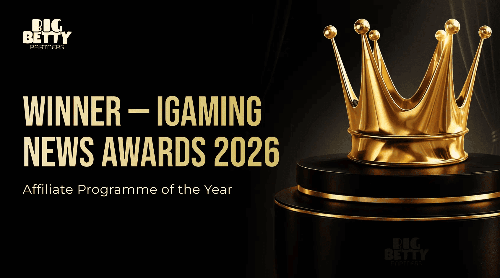 Big Betty Partners Wins Affiliate Program of the Year at iGaming News Awards 2026 news featured image