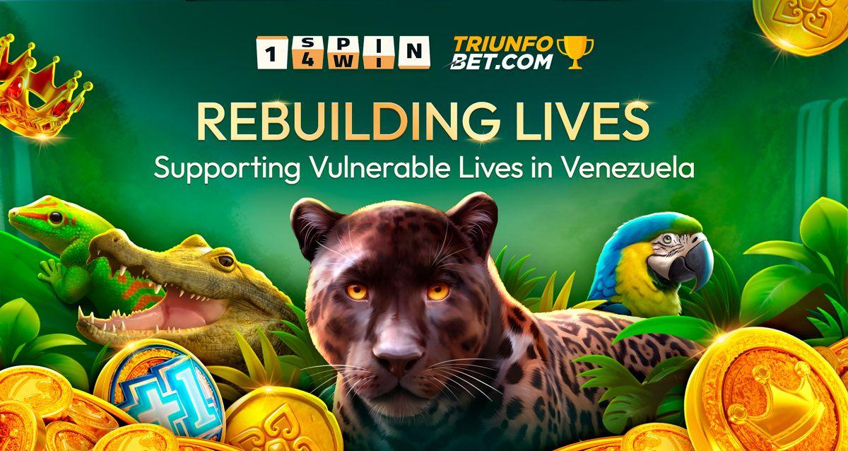 Headline: 1spin4win and TriunfoBet launch Rebuilding Lives to support vulnerable lives in Venezuela news featured image